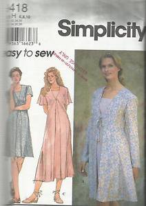 Simplicity Easy To Sew Pattern-Misses Dress in Sizes 6-8-10  Summer UNCUT