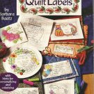 Iron On Transfers for Quilt Labels by Barbara Baatz-With Hints For Personalizing