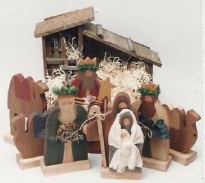 Tole Painting Pattern #527-The Stenciled Duck-Nativity Set