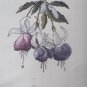 Cross Stitch Pattern-Blue Fuchsia-The Silver Lining