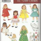 Simplicity Archives Pattern-Doll Clothes For 18' Dolls