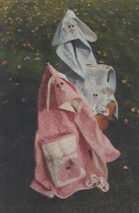 Peral Louise Designs Pattern #462 Boo Boo Bunny-Hoody Tote & Booties