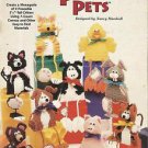 Plastic Canvas Pattern Booklet-Pyramid Pets-9 Poseable 5 1/2" Critters