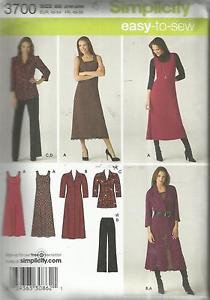 Simplicity Pattern-Women's Pants-Dress-Jumper-Tunic-Shirt Dress Sz 20W-28W