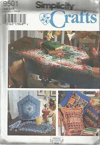 Craft Pattern-Shirley Botsford-Yo Yo Pillows-Tabletopper-Tea Cozy-Place Mat-Napk
