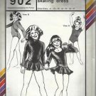 Stretch N Sew Pattern-Girls Leotard & Skating Dress in Chest Sizes 21-27  UnCut