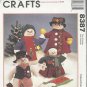 McCall's Crafts Pattern #9120-Bag Holders by Michelle Hains-Girl-Cow-Cat-Bunny