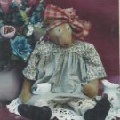 Primitive Bear Doll Pattern-Alexandra 26" Bear Doll & Clothes-Too Cute  UNCUT