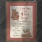 Counted Cross Stitch Kit-JANLYNN-Bears Cooking With Chocolate-4 Food Groups