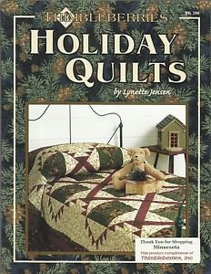 Quilt Instruction & Pattern Booklet-THIMBLEBERRIES HOLIDAY QUILTS