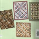 Quilt Instruction Pattern Booklet-Rolling Along Easy Quilts from 2 1/2" Strip