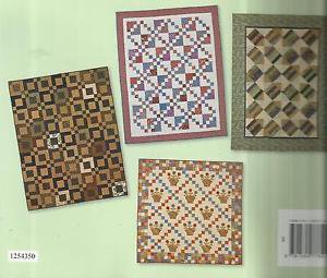 Quilt Instruction Pattern Booklet-Rolling Along Easy Quilts from 2 1/2" Strip