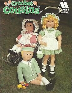 Crochet Pattern Booklet-33" Crochet Cousins Doll & Clothes