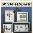 2 Sports Cross Stitch Pattern Booklets-Super Sports 4 & Worlds Of Sports-Stoney
