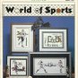 2 Sports Cross Stitch Pattern Booklets-Super Sports 4 & Worlds Of Sports-Stoney