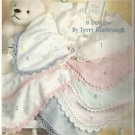 4 Baby Afghan Pattern Bookets-Just Ducky-Love Me Tender-Precious-Receiving Blank