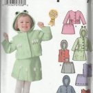 Simplicity Pattern #5370-Toddlers Jacket or Vest and Skirt-1/2, 1 ,2 ,3, 4