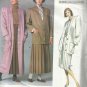 Vin. Vogue American Designer Pattern-Perry Ellis-Misses Coat-Jacket-Skirt Sz 10