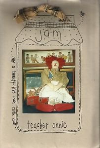 Raggedy Ann Doll Pattern-JAM 25" Cloth Doll & Clothes-Teacher Annie