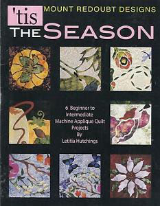 Machine Applique Quilt Projects-Tis The Season-Mount Redoubt Designs-6 Projects