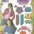 Simplicity Lizzie McGuire Pattern #4386  Child's Fleece Shrug-Capelet-Sz XXS-S
