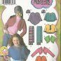 Simplicity Lizzie McGuire Pattern #4386  Child's Fleece Shrug-Capelet-Sz XXS-S