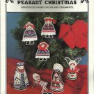 Cross Stitch Pattern Booklet-Peasant Christmas-Perforated Paper Creche & Ornamen