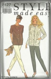 Style Made Easy Pattern-Misses Jackets and Trousers   6-18