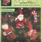 McCall's Creates-Christmas Begins With Yo-Yo's-Santa-Mrs. Claus-Snowman-Tree