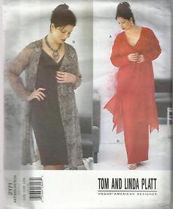 Vogue Pattern-Tom & Linda Platt-Women's Jacket & Dress Sizes 14W-16W-18W  UnCut
