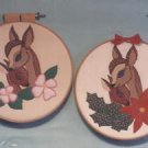 Vintage Pattern-Appliques by Country Crafts-TENDERLOVE-Reindeer-Machine Applique