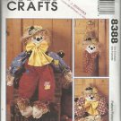 McCall's Crafts Pattern #8388-The Family Tree-SCARECROWS-36" Doll-Wreath-Hanging
