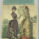 Victorian Fashions Vol. 1 1880-1890-Reference Book For Dressing Dolls-+ 2 Patter