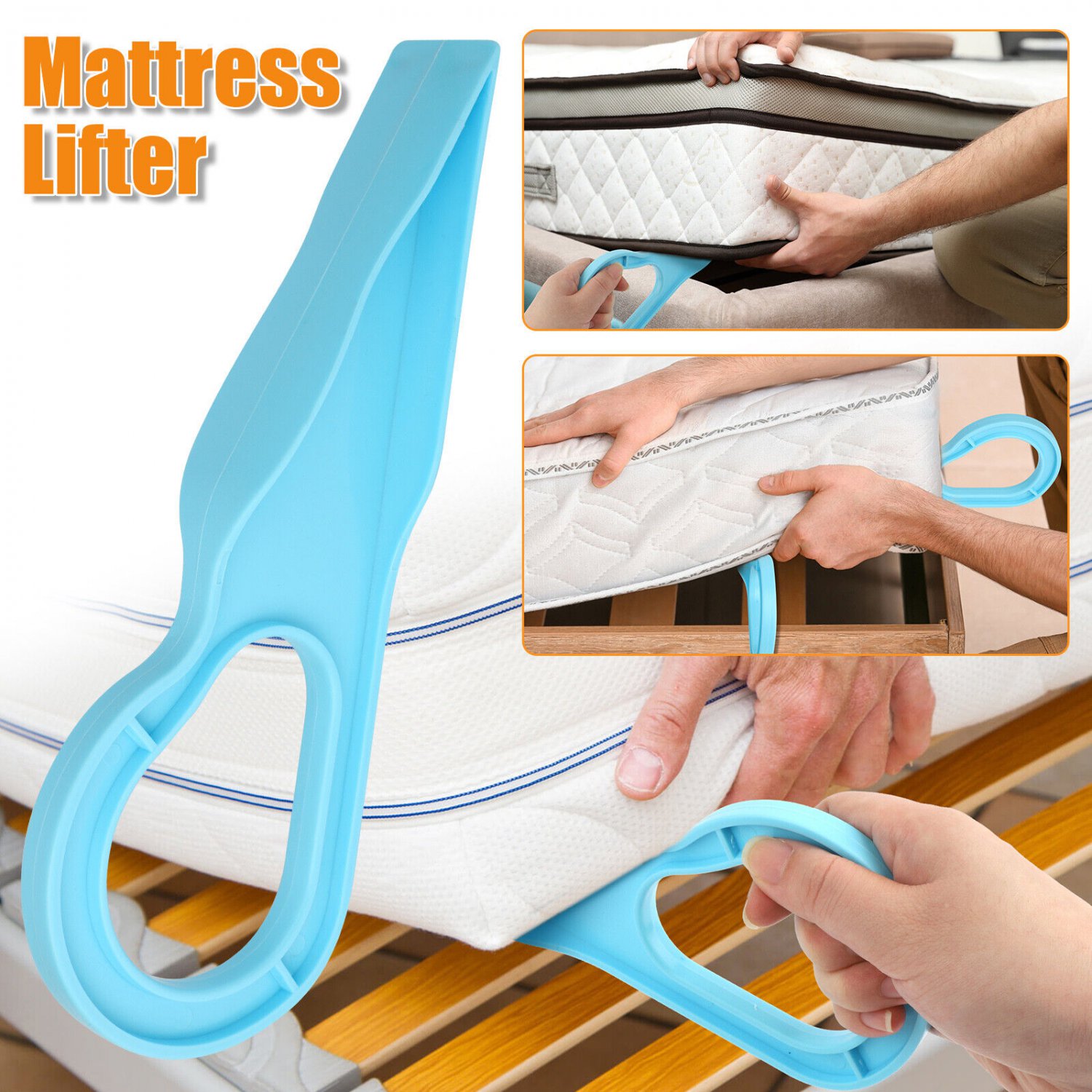 Ergonomic Mattress Wedge Elevator Home Bed Making Lifting Raiser Handy