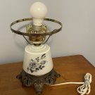 Vintage Hurricane table lamp base Flora