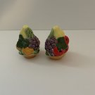 Fruit Bowl Pattern INARCO Ceramic Salt Pepper Shakers