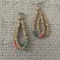 beaded dangling earings
