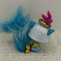 Blip Pet Shop Blue Cat Brown Eyes Furry Bushy Tail Plastic Yellow Scarf Bow
