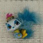 Blip Pet Shop Blue Cat Brown Eyes Furry Bushy Tail Plastic Yellow Scarf Bow
