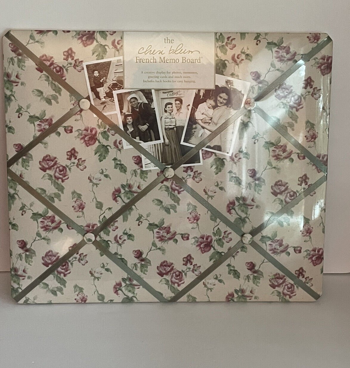 Elegant Organization Flower Fabric Memo French Memory Boards 18" x