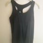 Active by Old Navy Loose Fit Womens Racer Back Tank Top Gray Size Medium