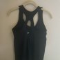 Active by Old Navy Loose Fit Womens Racer Back Tank Top Gray Size Medium