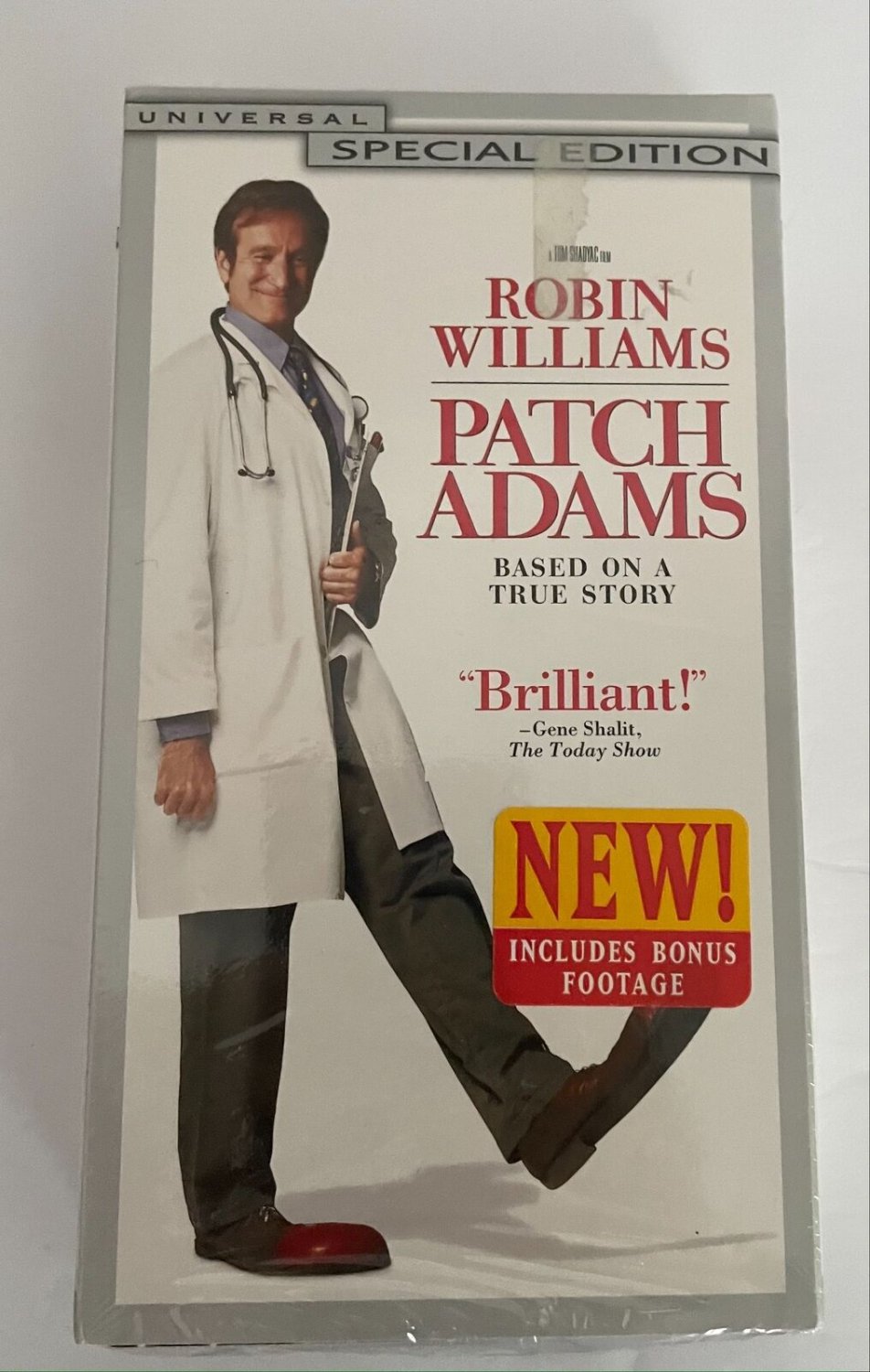 Patch Adams (VHS 1999) Robin Williams Brand New Sealed! Rare! Collectible