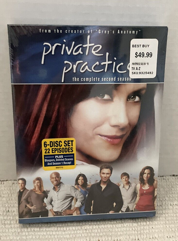 Private Practice The Complete Second Season 2 [DVD, 2009] NEW & SEALED***