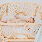 Moses Rattan Baby Crib Bassinet