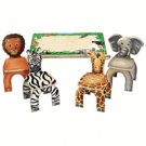 Anatex Safari able&Chairs Zebra,Elephant,Lion&Giraffe STA-7728 Multi