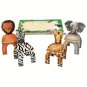 Anatex Safari able&Chairs Zebra,Elephant,Lion&Giraffe STA-7728 Multi