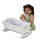 KidKraft Rocking Lil Doll Cradle KK60101 White
