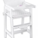 Kidkraft Tiffany Bow Lil' Doll High Chair   KK61111  White