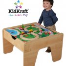 Kid Kraft  Train/Lego  Natural Finish 2 in 1 Activity Table KK17576